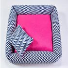 Cama Pet Simples Top Pequeno Quadrada Variação: Criative Pink