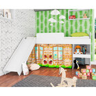 Cama Playground C/ Escorregador - Art In Moveis - Branco