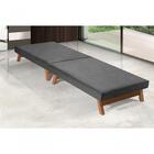 Cama Portátil Dobrável Solteiro 0,80x1,90 Cinza