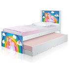Cama Princesa E Unicórnio Com Auxiliar E Colchões