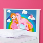 Cama Princesa E Unicórnio Com Auxiliar E Colchões