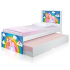 Cama Princesa E Unicórnio Com Auxiliar E Colchões