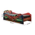 Cama Quarto Dinossauro Infantil Com Colchão 188x88 Cm
