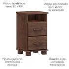 Cama Queen 02 Mesas De Cabeceira Madeira Maciça Milani Store