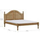 Cama Queen 160cm 100% Madeira Maciça Linha Ouro Freijó