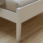 Cama Queen 168,5cm Turca Slim Em Madeira Maciça Branco