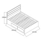 Cama Queen 4 Gavetas  Branco