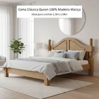 Cama Queen Clássica 160cm 100% Madeira Maciça Linha Ouro Frei