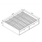 Cama Queen Com 4 Portas 160 Tókio  Montana - Art In Móveis