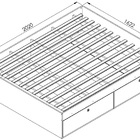 Cama Queen Com 4 Portas 160 Tókio  Montana - Art In Móveis