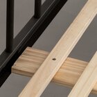 Cama Queen Em Aço Begônia Cabecasa Madeiraoriginals Cinza Gra