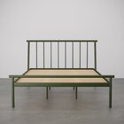 Cama Queen Em Aço Begônia Cabecasa Madeiraoriginals Verde Mus