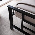 Cama Queen Em Ferro Emy Design Moderno Preto