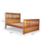 Cama Queen Em Madeira Maciça Turin Móveis Nathalia