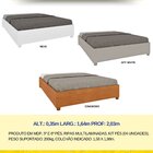 Cama Queen Em Mdp 203cm X 164cm Mônaco