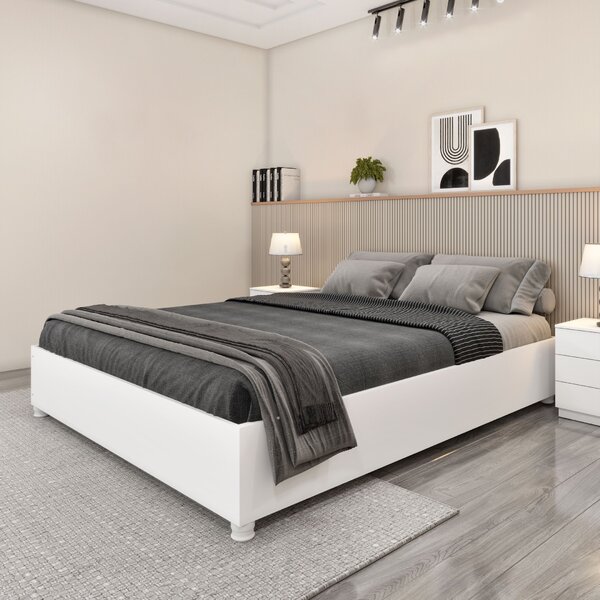 Cama Queen Em Mdp 203cm X 164cm Mônaco