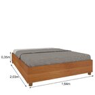 Cama Queen Em Mdp 203cm X 164cm Mônaco