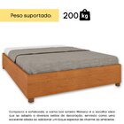 Cama Queen Em Mdp 203cm X 164cm Mônaco