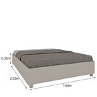 Cama Queen Em Mdp 203cm X 164cm Mônaco