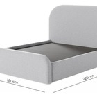 Cama Queen Estofada Alto Padrão Quarto Aconchegante Requinte