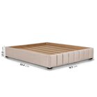 Cama Queen Estofada Sem Cabeceira Uvaia Cabecasa Madeiraorigi