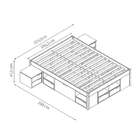 Cama Queen Kiara Madeira Maci