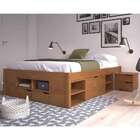 Cama Queen Kiara Madeira Maci