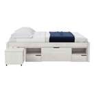 Cama Queen Kiara Madeira Maciça Branca