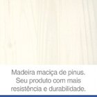 Cama Queen Kiara Madeira Maciça Branca