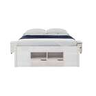 Cama Queen Kiara Madeira Maciça Branca