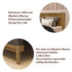 Cama Queen Madeira Maciça 169 Cm 2809 Milani Store