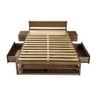 Cama Queen Multifuncional Madeira Maciça Irara Cabecasa Madei