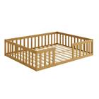 Cama Queen Size Com Grade De Proteção Nogueira Enfus Shop Jm