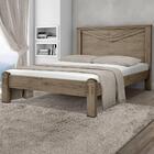 Cama Queen Size Rústica Com Cabeceira Imperatriz Canion
