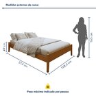 Cama Queen Turca Slim Amêndoa/mel