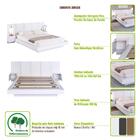 Cama Queen Zurique 2 Portas Branco - Art In Móveis