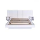 Cama Queen Zurique 2 Portas Branco - Art In Móveis