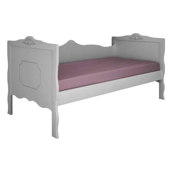 Cama Realeza Da Babá - Móveis Canaã - Branco Acetinado