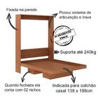 Cama Retratil De Parede Casal Cm8016 Tecno Mobili