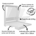 Cama Retratil De Parede Casal Cm8016 Tecno Mobili