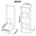 Cama Retratil De Parede Solteiro Cm8015 Tecno Mobili