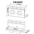 Cama Retratil Horizontal Solteiro Cm8020 Tecno Mobili