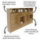 Cama Retratil Horizontal Solteiro Cm8020 Tecno Mobili