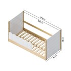 Cama Reversível Montessoriano Com Cerquinha Dupla New Garden