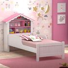 Cama Rosa Casinha Casa