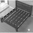 Cama Rossi Casal Castanho Off White Detalhe Castanho