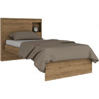 Cama Selfie Solteiro - Henn - Rustico