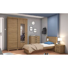 Cama Selfie Solteiro - Henn - Rustico