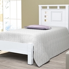 Cama Sessy Solteiro Branco