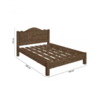 Cama Siena Casal Mocaccino – Carmolar Móveis